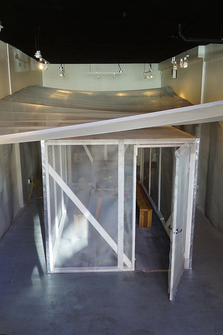 Interior space at the Faraday Cafe