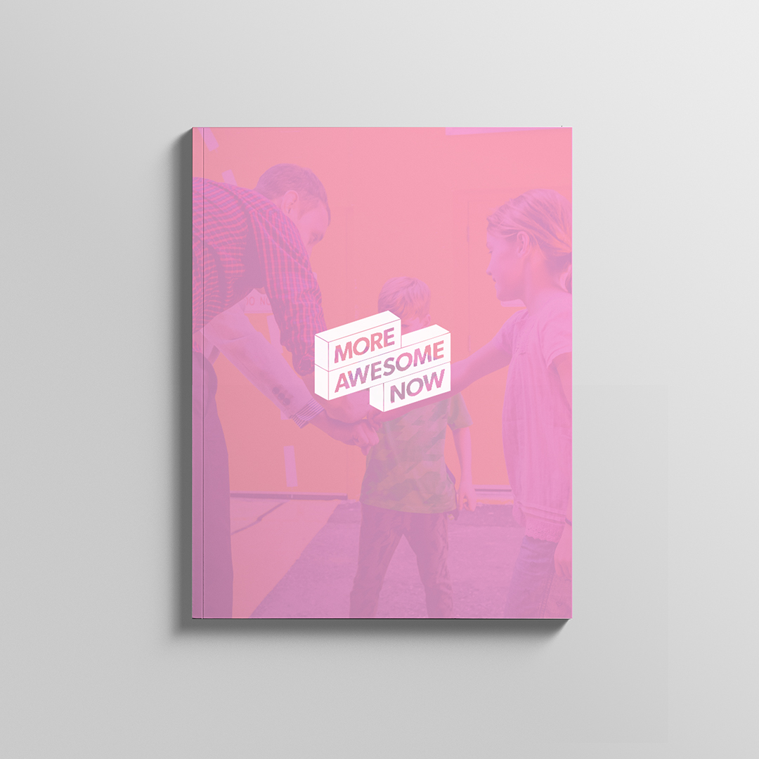 Cover of presentation for More Awesome Now, a laneway activation initiative.